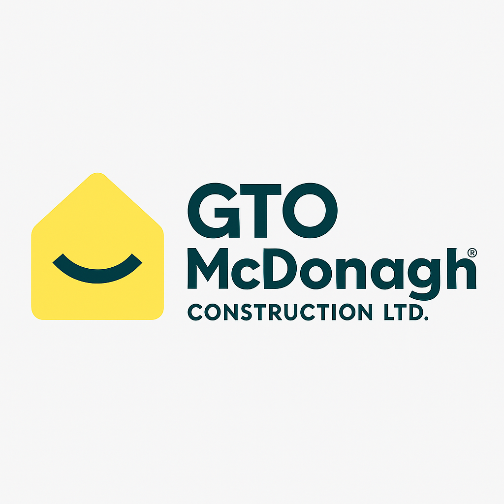 A logo for GTO McDonagh Construction Ltd.