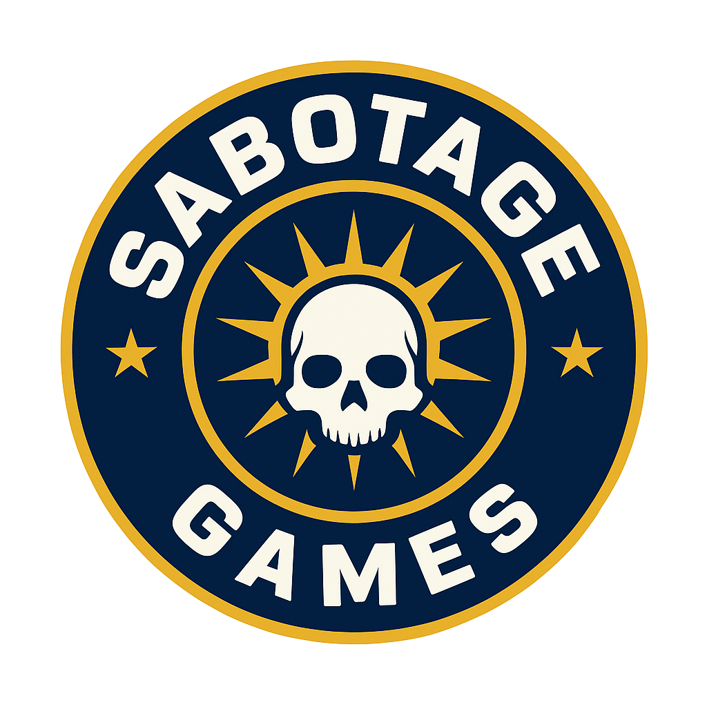 Emblem logo for sabotage games